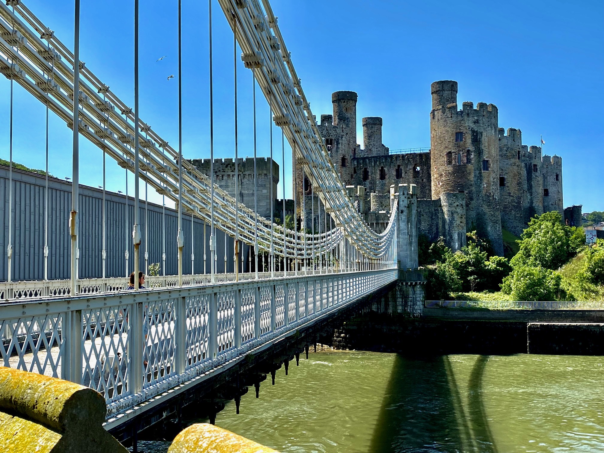 Conwy Castle on the North Wales Way