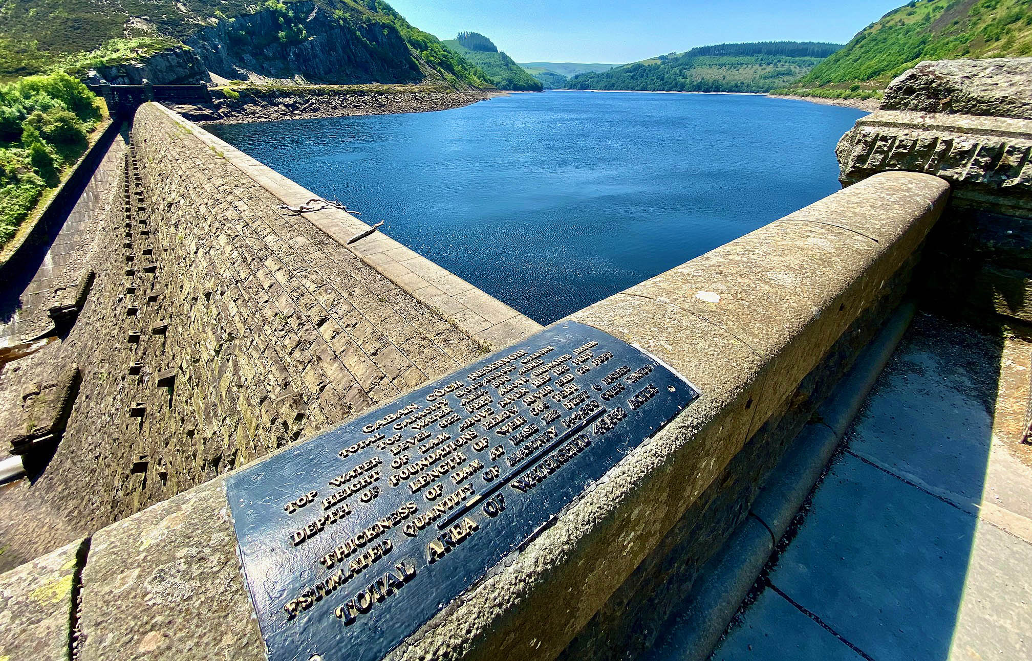 Elan Reservoir on the Cambrian Way 