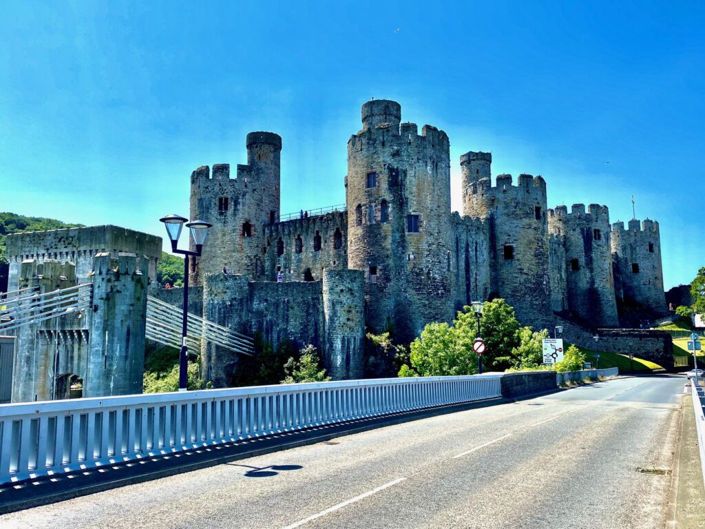 Conwy Castle on the Cambrian Way 